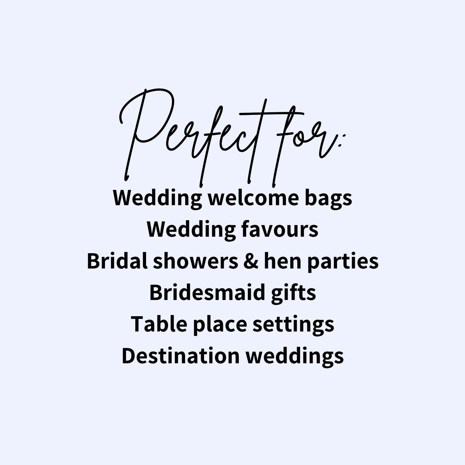 Personalised Wedding Water Bottle Labels