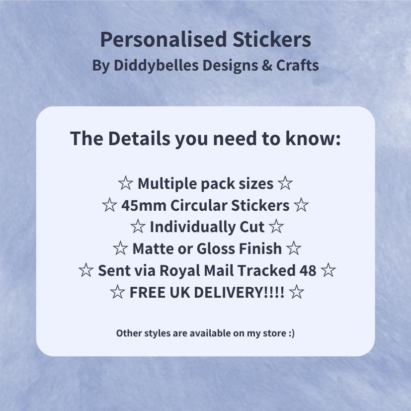Personalised Last Rodeo Stickers