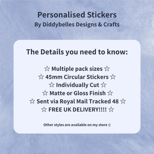 Personalised Last Rodeo Stickers